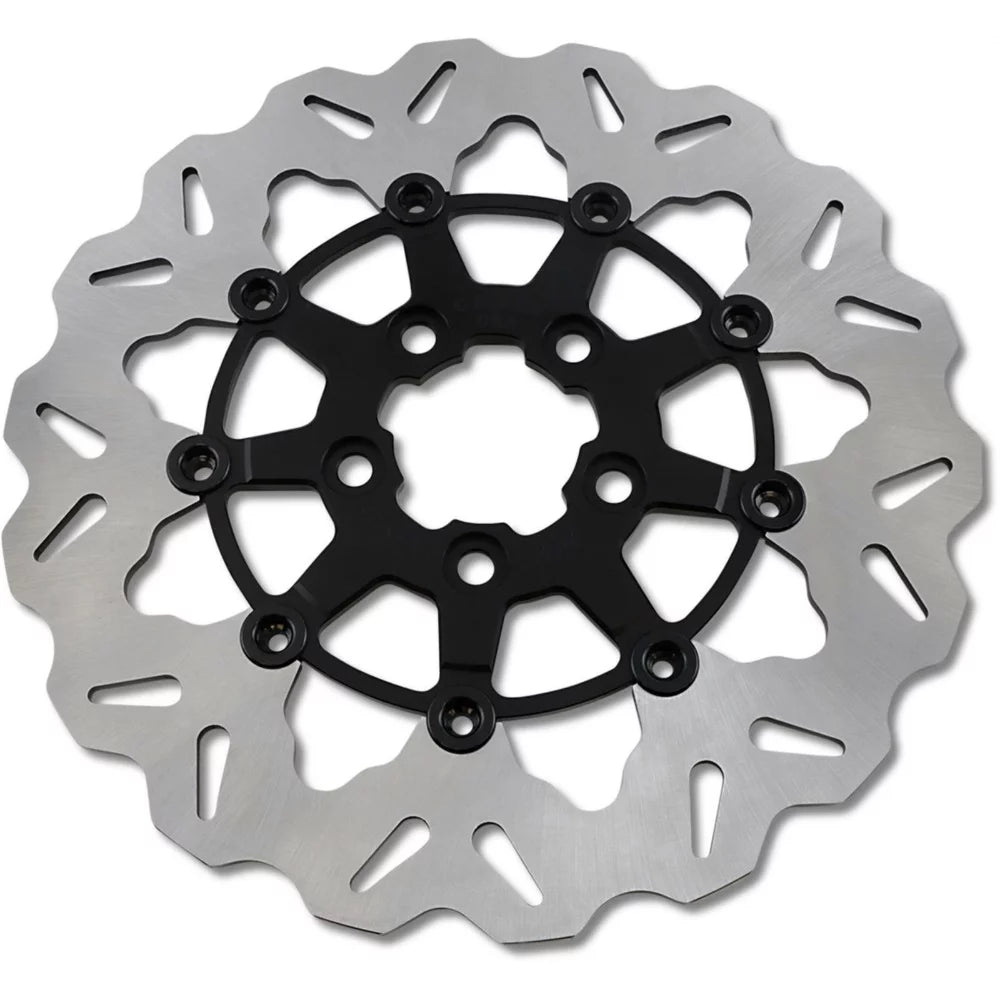 Teledu GALFER ROTOR REAR FLOAT WAVE Black