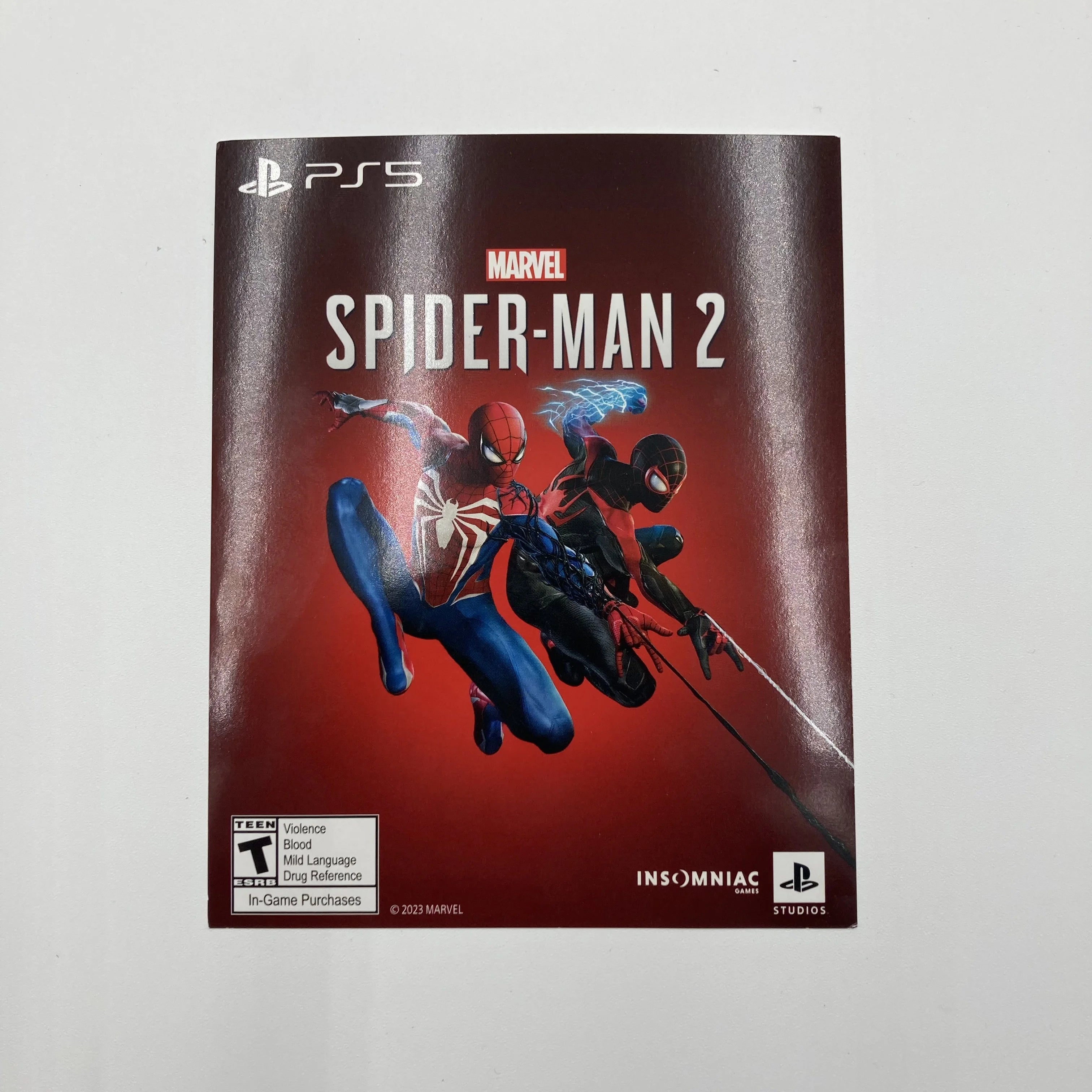 Playstation 5 Marvel Spider-Man 2 Digital Voucher