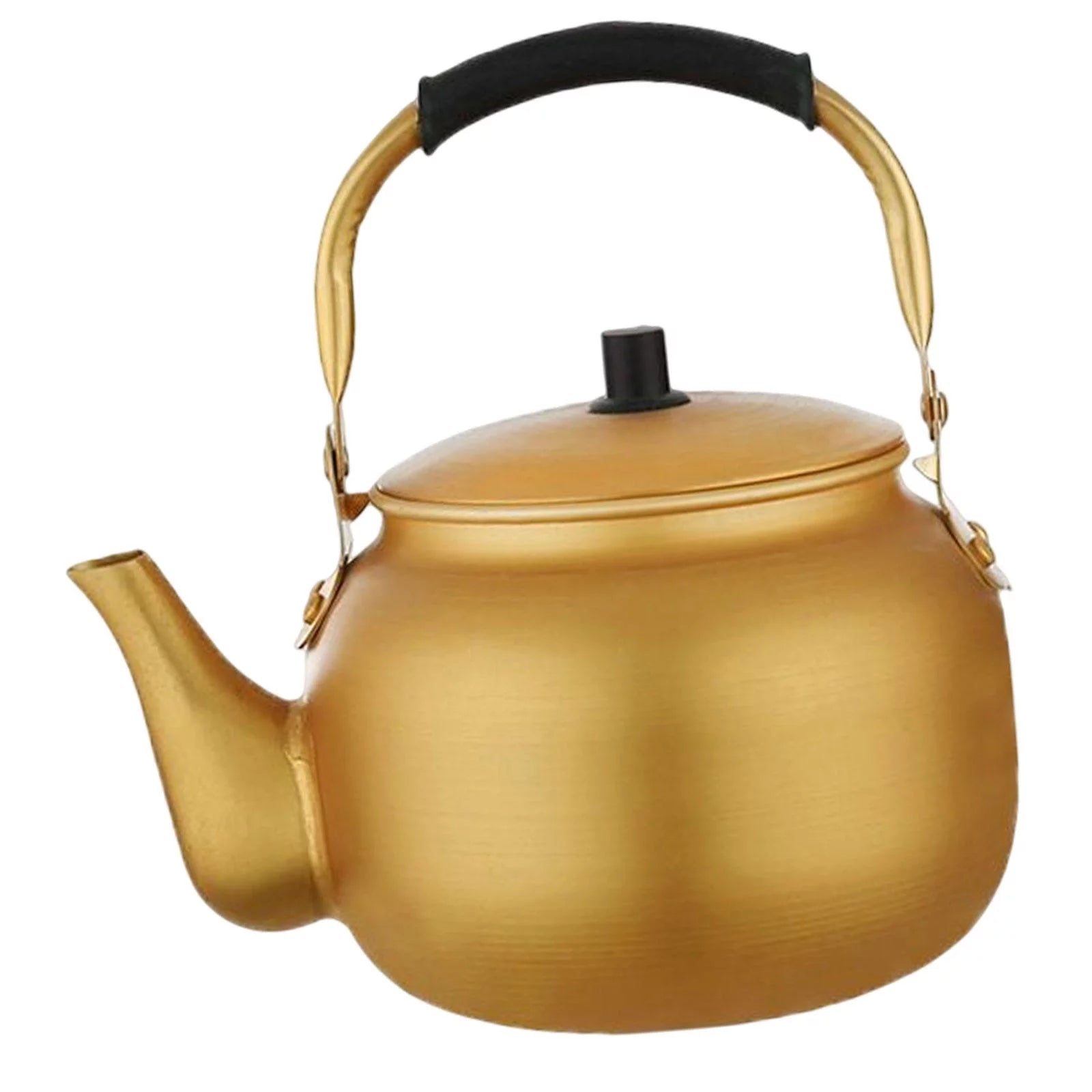 Teakettle Coffee Pot Portable Aluminum Kettle for Backpacking Picnic Camping 0.55L