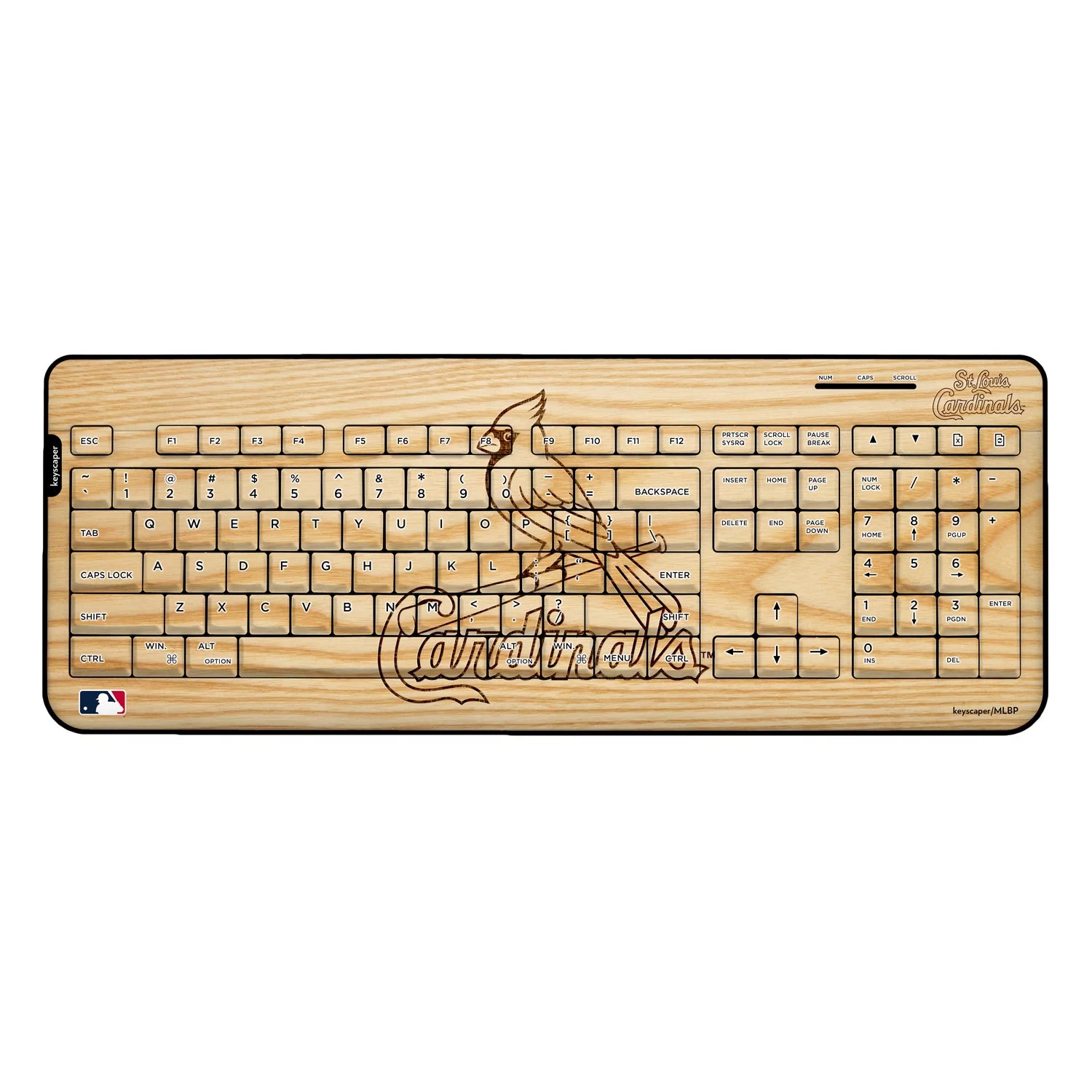 St. Louis Cardinals Wireless USB Keyboard MLB