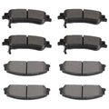 Front and Rear Brake Ceramic Pads For Saab 9-2X Subaru Impreza Noise 8pcs