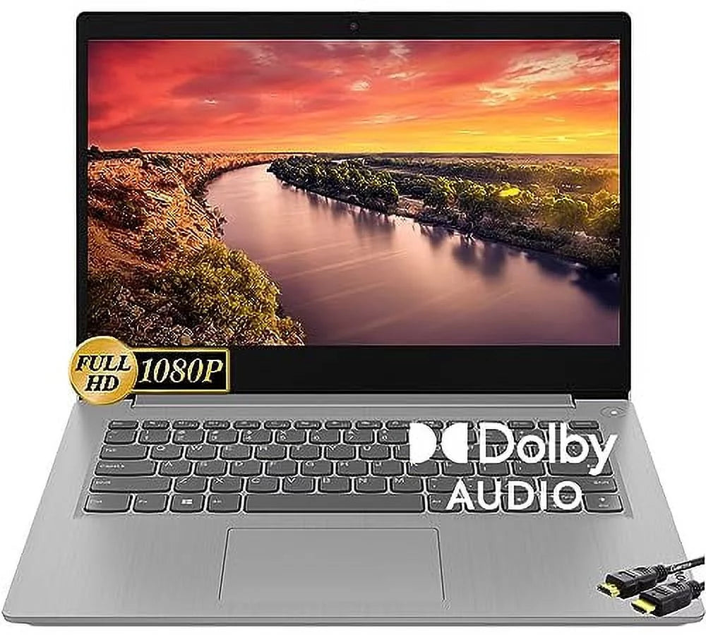 Lenovo 2023 Ideapad 3 Laptop for Student & College, 14 FHD, 11th Gen Intel i3-1115G4 Upto 4.1GHz (Beat i5-1035G4), Wi-Fi 6, Dolby Audio, Media Card Reader, HDMI, Windows 11 S(8GB|512GB SSD)