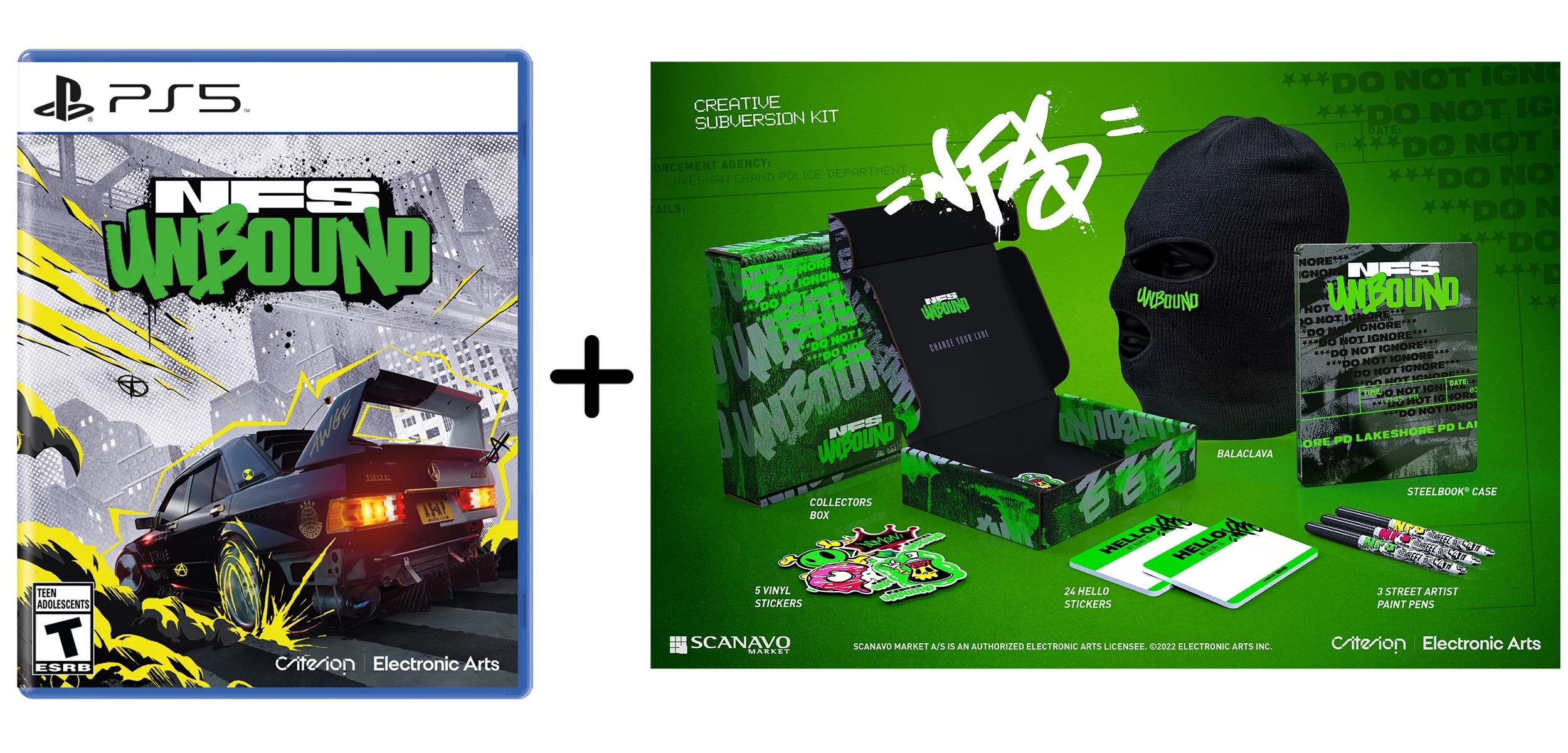 Need For Speed: Unbound - PlayStation 5 + Exclusive Creative Subversion Kit