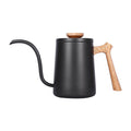 Coffee Pot Espresso Kettle Wood Handle Narrow Coffee Teapot