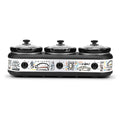 FRIENDS Triple Slow Cooker with 3 x 2.5Qt Inserts