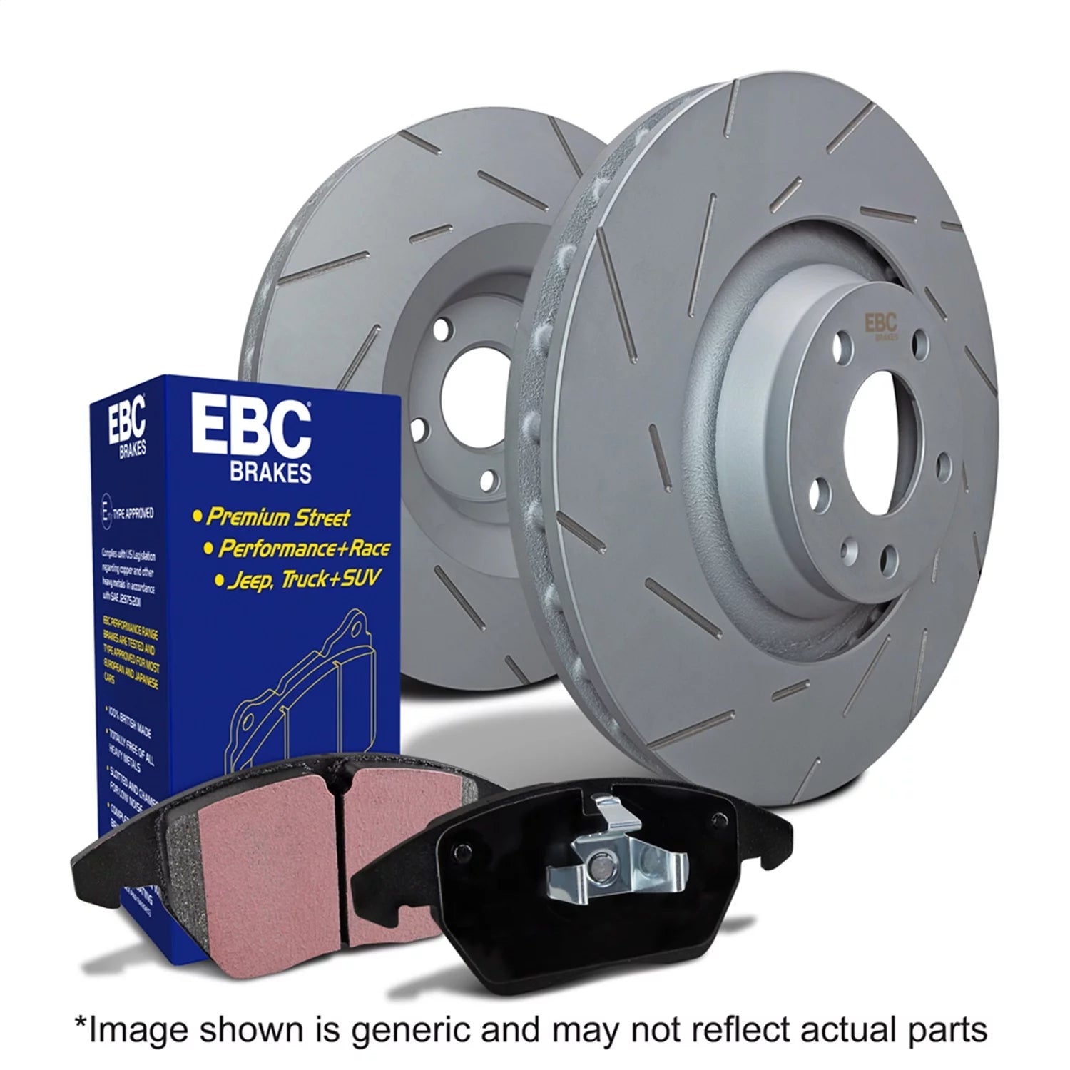 Ebc Brakes S2kf1410 S2 Kits Greenstuff 2000 And Usr Rotors