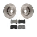 Transit Auto - Front Disc Brake Rotors And Semi-Metallic Pads Kit For Subaru Impreza WRX STI K8S-100461