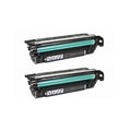 PrinterDash Compatible Replacement for Color LaserJet CM3530FS/3530MFP/CP3525DN/CP3525N/CP3525X Black Jumbo Toner Cartridge (2/PK-16000 Page Yield) (NO. 504X) (CE250XJD)