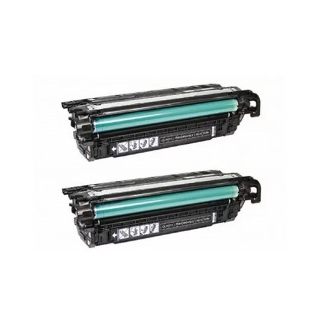 PrinterDash Compatible Replacement for Color LaserJet CM3530FS/3530MFP/CP3525DN/CP3525N/CP3525X Black Jumbo Toner Cartridge (2/PK-16000 Page Yield) (NO. 504X) (CE250XJD)