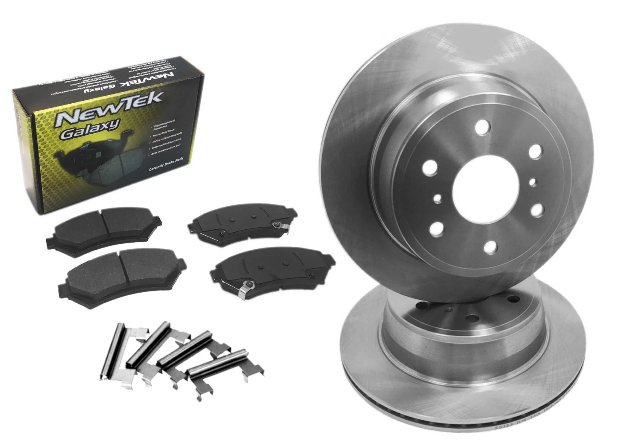 DK1443-1 Rear Brake Rotors and Ceramic Pads