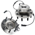 Detroit Axle - 4WD Front Wheel Bearing Hubs for 2006-2008 Dodge Ram 2500 3500 [8-Lug Wheel Models], Replacement 2007 Ram 2500 3500 Wheel Bearing & Hubs Assembly