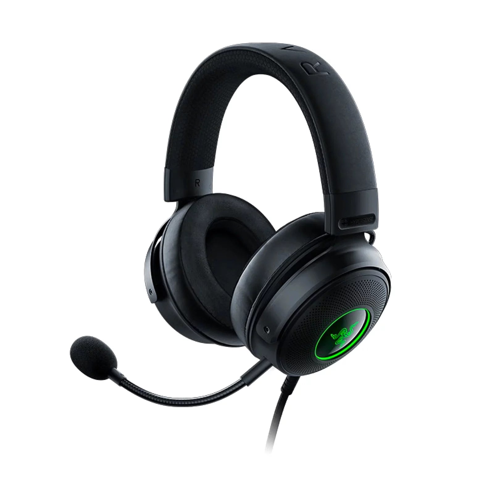 Dcenta V3 Chroma Headphones Wired USB Gaming Headset with Detachable HyperClear Cardioid Mic Immersive Gaming Experience for Gamers
