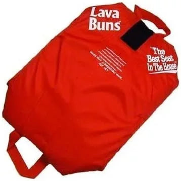 Vesture MicroCore Lava Buns Heated Seat Cushion Red