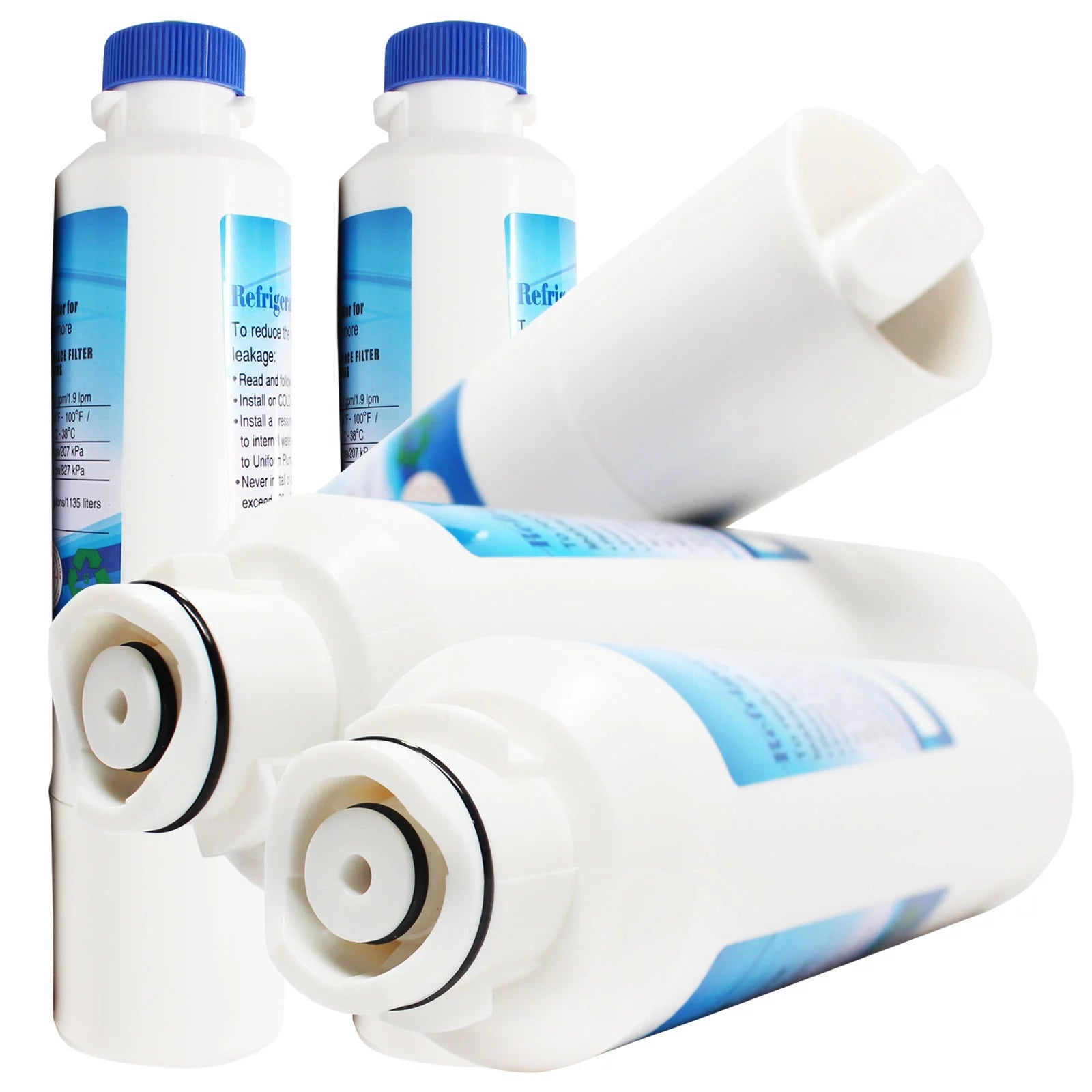 5-Pack Compatible with Samsung RF4267HARS/XAA Refrigerator Water Filter - Compatible with Samsung DA29-00020B, DA29-00020A, HAF-CIN Fridge Water Filter Cartridge