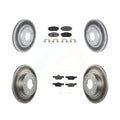 Transit Auto - Front Rear Coated Disc Brake Rotors And Semi-Metallic Pads Kit For Mazda 3 KGF-102707