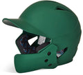Champro Sports HX Gamer Plus Baseball Batting Helmet Universal Jaw Guard Junior Forest Green