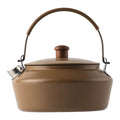 figatia 1L Camping Kettle Tea Kettle Portable Durable Water Kettle Coffee Pot Teapot for Backpacking Fishing Road Trip Hiking Outdoor