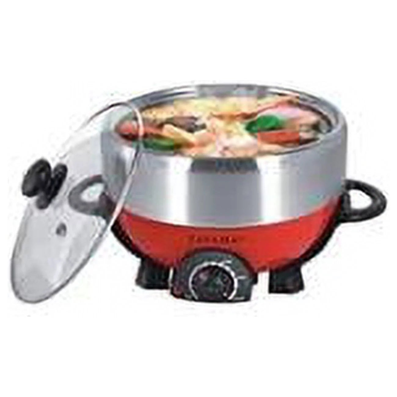 Tayama  3 qt. Shabu & Grill Multi-Cooker, Red