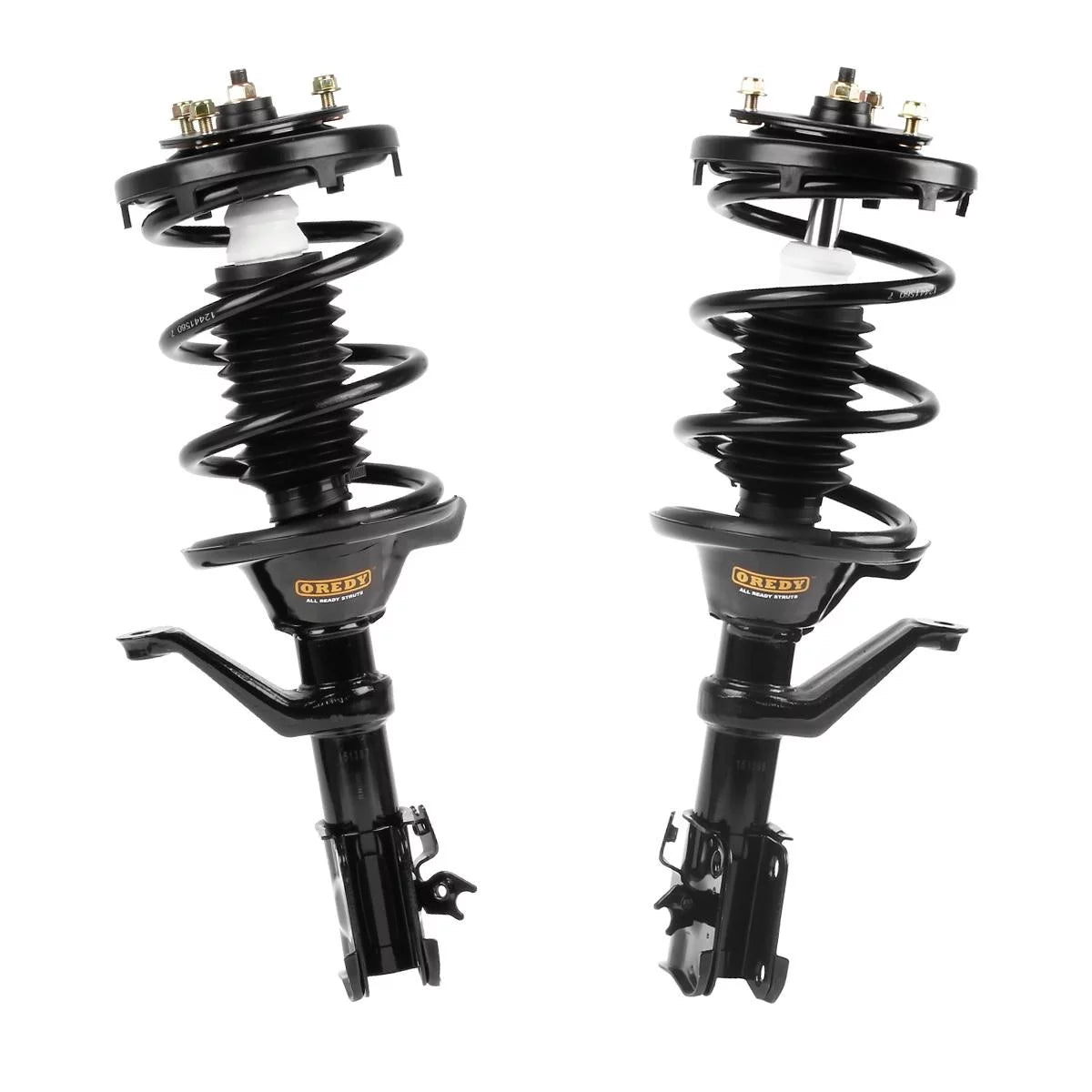 OREDY Front Struts with Coil Spring Assembly Kit Replacement for 2002-2006 Honda CR-V - 172143 172144
