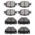 Teledu Front Rear Ceramic Brake Pads For Toyota 2000-2005 Celica GTS Hatchback