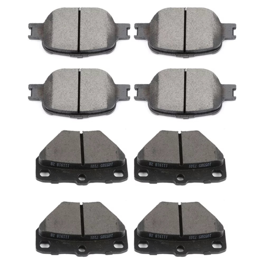 Teledu Front Rear Ceramic Brake Pads For Toyota 2000-2005 Celica GTS Hatchback