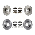 Transit Auto - Front Rear Disc Brake Rotors And Semi-Metallic Pads Kit For Mazda 3 Sport 2.5L K8F-101467