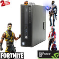 Restored Gaming HP 600 G2 Desktop SFF Computer PC, Intel Pentium G4400 3.3GHz Processor 16GB Ram, 120GB SSD, 500GB HDD, AMD RX 550 4GB DDR5, Bto WiFi Adapter, Windows 10 (Refurbished)