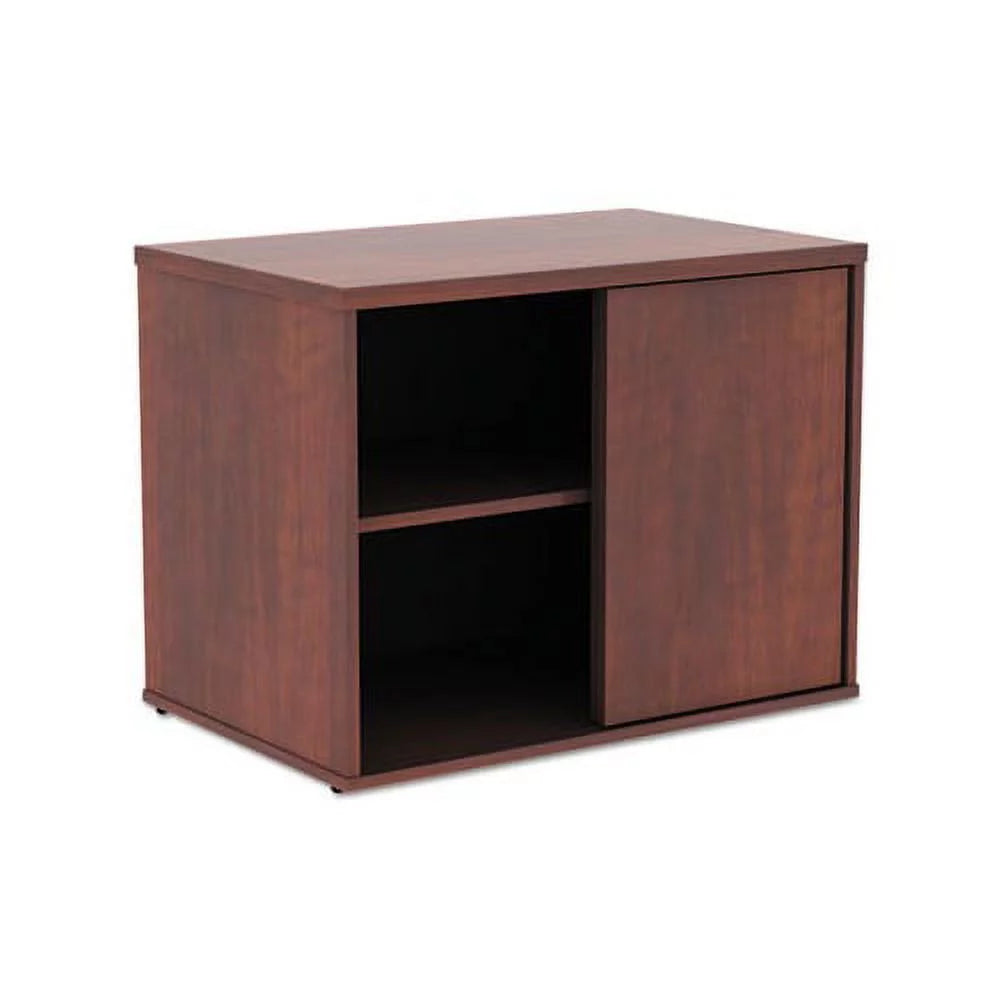 Open Office Low Storage Cabinet Credenza 29 1/2 x 19 1/8x 22 7/8, Cherry