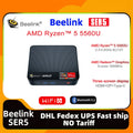 Beelink SER5  AMD Ryzen 5 5560U Mini PC  RAM 16GB  SSD 500GB WiFi6 HD type-C 4K triple display dp office Desktop Gaming mini pc beelink ser5 5560U mini pc