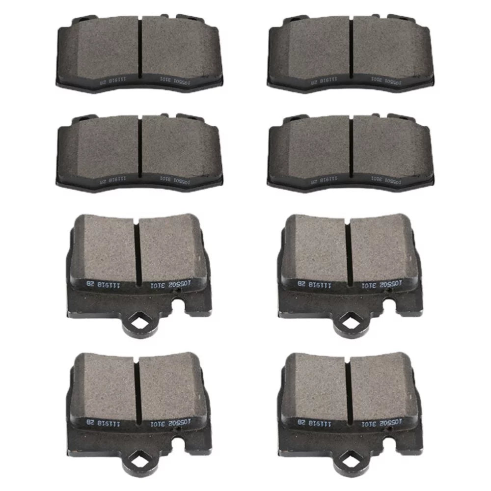 Front Rear Ceramic Brake Pads For Mercedes-Benz CL500 CL55 AMG S430 S55 AMG S600
