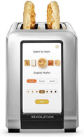 Revolution Cooking R180 High-Speed 2-Slice Stainless Steel Smart Toaster - The Only Toaster with InstaGlo? Technology
