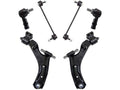 Front Control Arm Ball Joint Tie Rod and Sway Bar Link Kit 6 Piece - Compatible with 2013 - 2015 Chevy Spark 2014