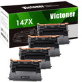 Victoner Toner Cartridge Compatible for HP W1470X 147X LaserJet Enterprise M611dn M611x M612dn MFP M635fht (Black£¬4Pack)