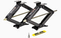 RV Camper Trailer Stabilizer Leveling Scissor Jacks w/Socket & Level 24 7500lbs Set 2
