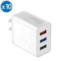 Wall Charger Plug, 5-Pack 3.1A 4-Muti Port USB Adapter Power Plug Charging Station Box Base Replacement for iPhone 11 Pro Max/X/8/7, iPad, Samsung Phones and More USB Wall Charging Block