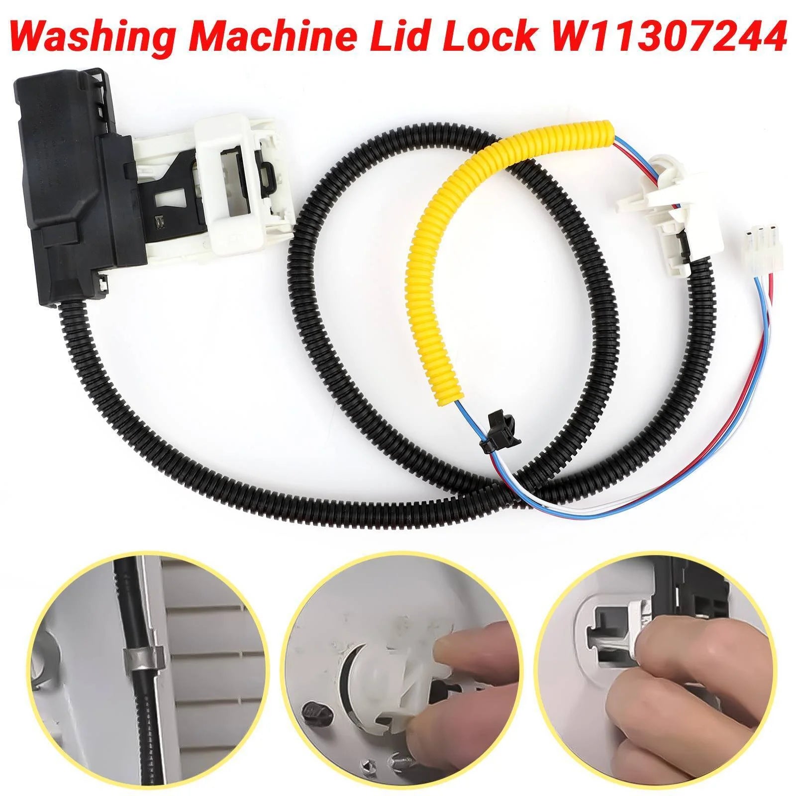 Washing Machine Lid Lock Switch for Whirlpool Maytag Washer W11307244 AP6832601