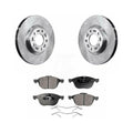 Teledu Front Rotors & Ceramic Brake Pads Kit For Mazda 3 Mazda 3 Sport Mazda 5 3 5 FWD
