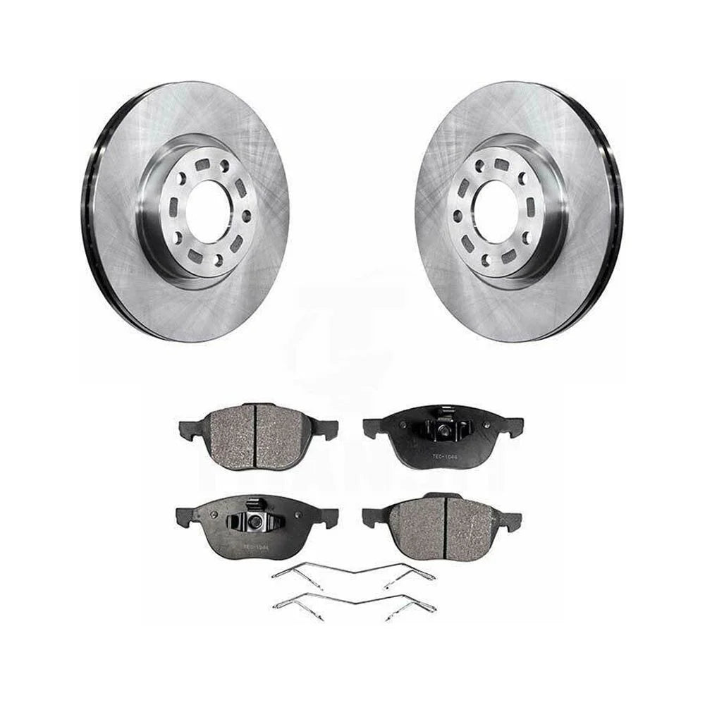 Teledu Front Rotors & Ceramic Brake Pads Kit For Mazda 3 Mazda 3 Sport Mazda 5 3 5 FWD