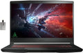 MSI GF63 Thin Gaming 15.6 FHD Laptop, Intel Core i5-10300H Processor, 64GB DDR4 RAM, 2TB PCIe SSD, Backlit Keyboard, GeForce GTX1650 Max-Q Graphics, HDMI, Win 10, Black, 32GB USB Card