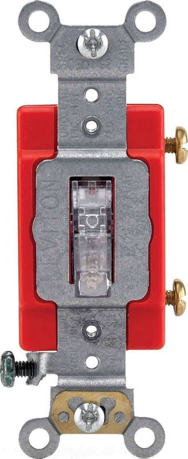 1 Pc, Leviton Industrial 20 Amps Toggle Switch Clear 1 Pk