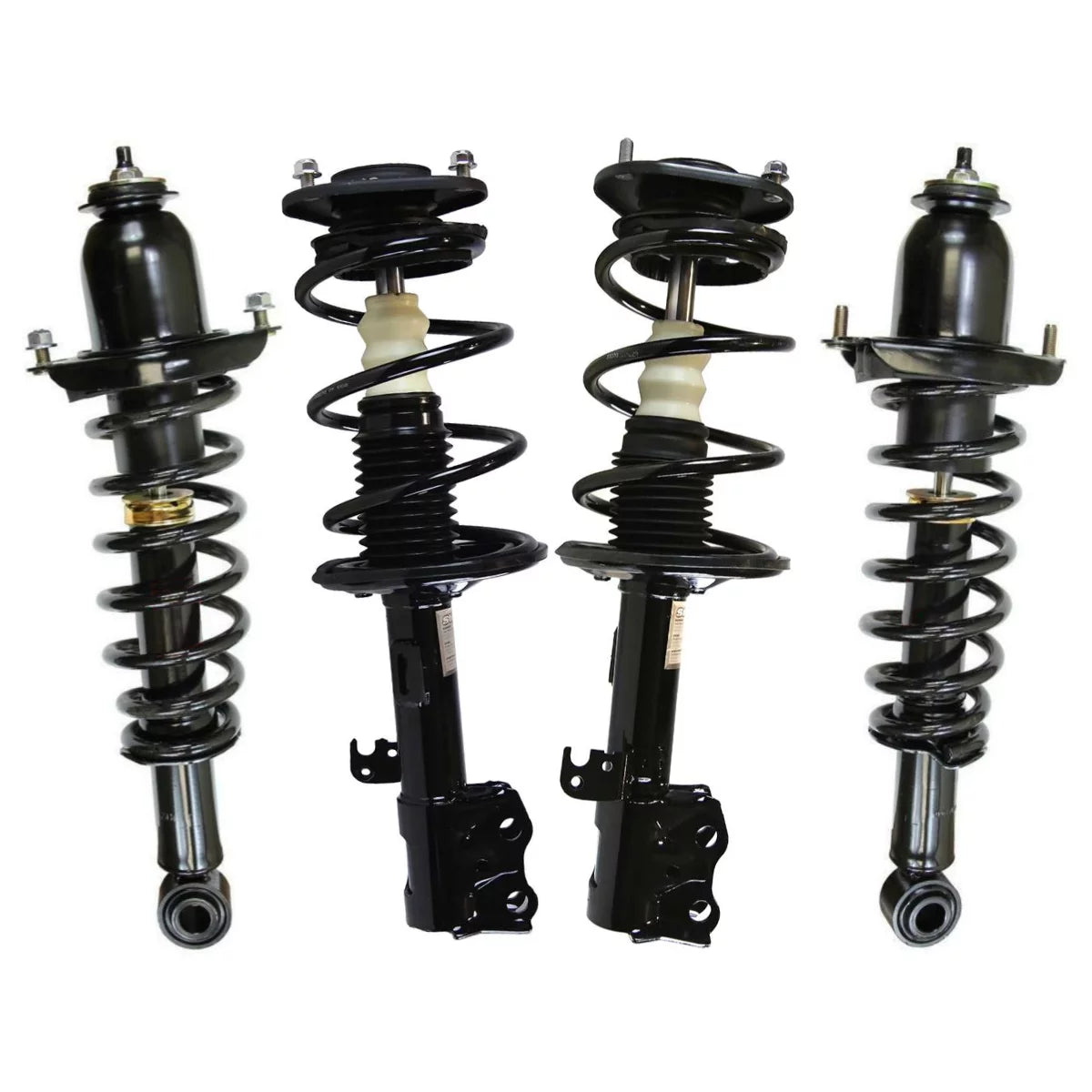 AutoShack Front and Rear Complete Strut and Coil Spring Set of 4 Replacement for 2009 2010 2011 2012 2013 Toyota Corolla 1.8L FWD CST40022