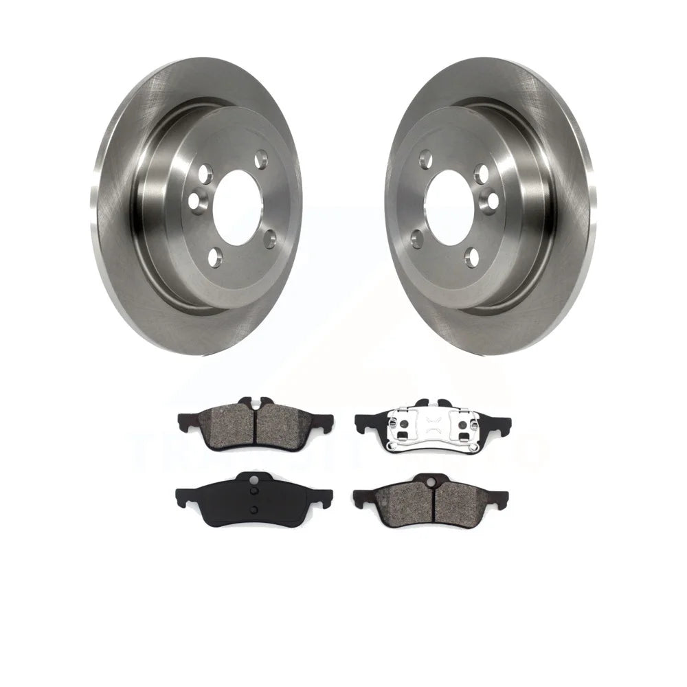 Transit Auto - Rear Disc Brake Rotors And Semi-Metallic Pads Kit For Mini Cooper K8S-101892