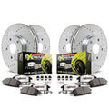 Power Stop Front, Rear Z26 Street Warrior Brake Pad and Rotor Kit K6130-26