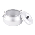 Camping Kettle 0.8Liter Fast Heating Picnic Tea Coffee Pot Outdoor Hiking Gear Portable Teapot, with Folding Handle Hard Anodized