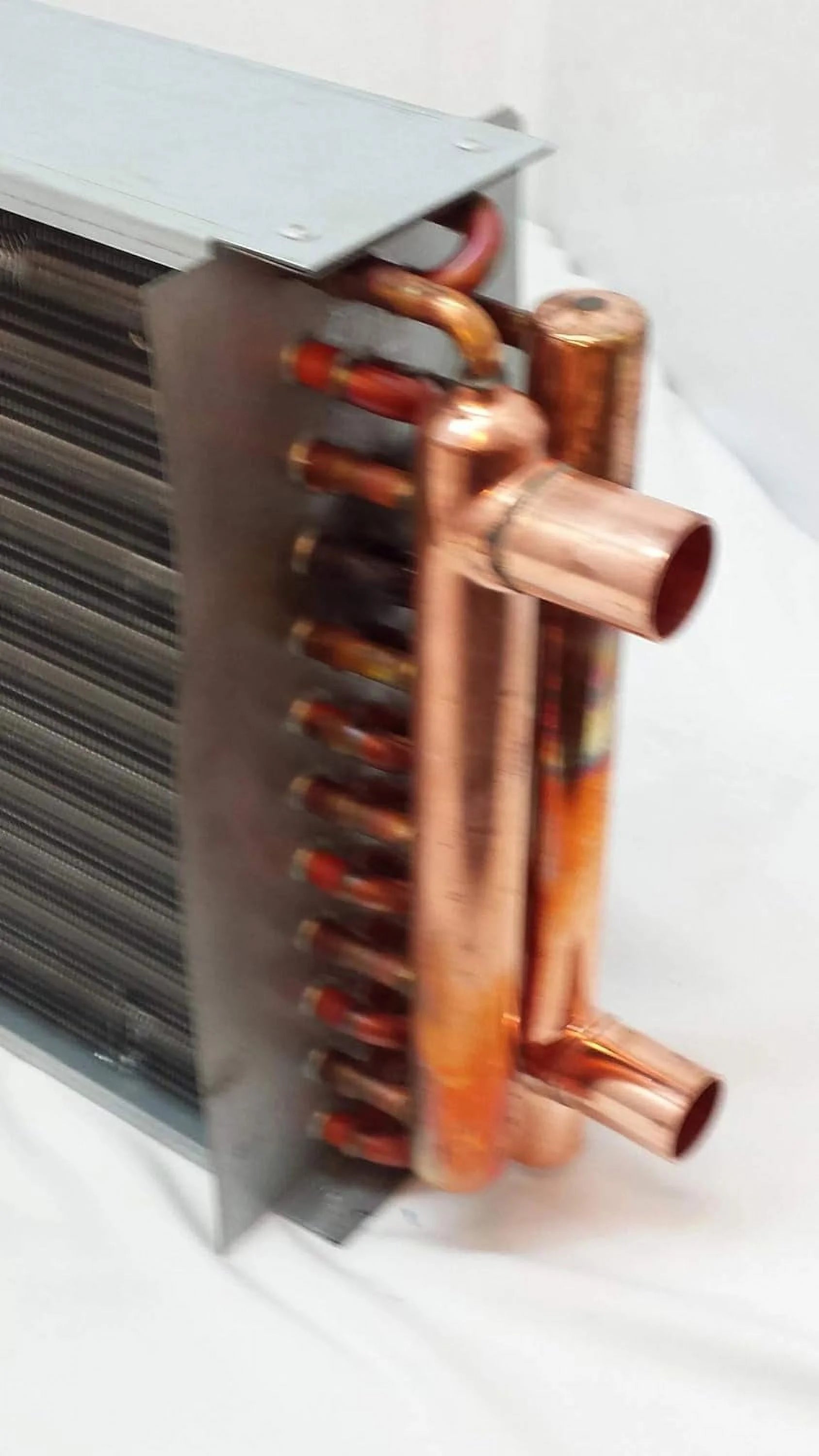 16X18 Water To Air Heat Exchanger~~1 Copper Ports W/EZ Install Front