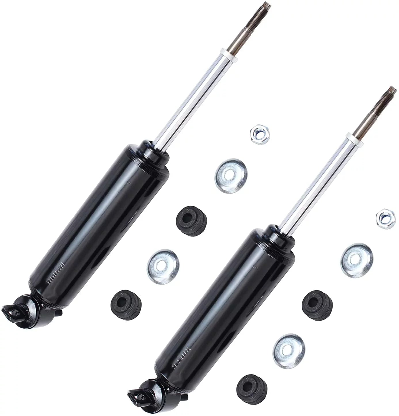 Detroit Axle - 2 Front Shock Absorbers for 2WD 1997-2004 Dodge Dakota, 1999-2003 Durango, Front Replacement Shocks Pair