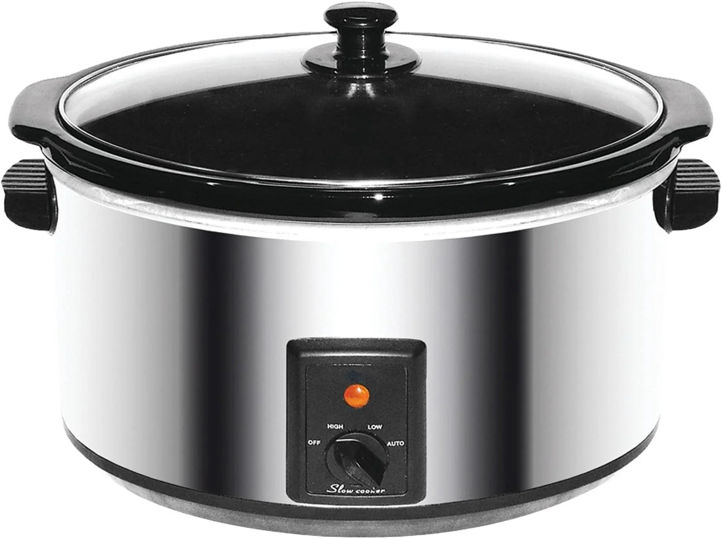Slow Cooker, 8 Quart, Stainless Steel