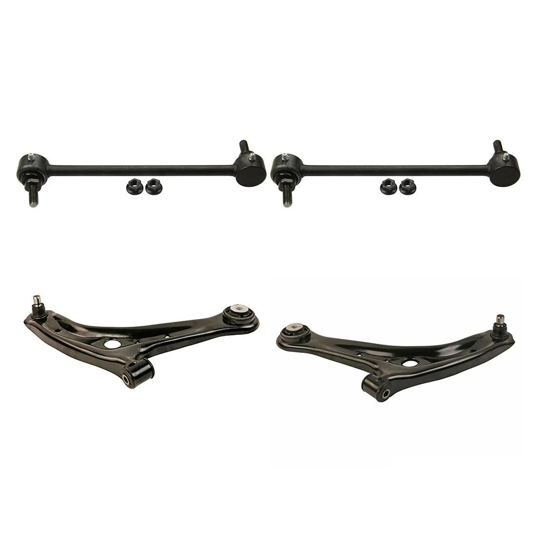 MOOG Front Lower Control Arm Ball Joints Sway Bar Links Fits Ford Fiesta 2011 2012 2013 2014 2015 2016 2017 2018