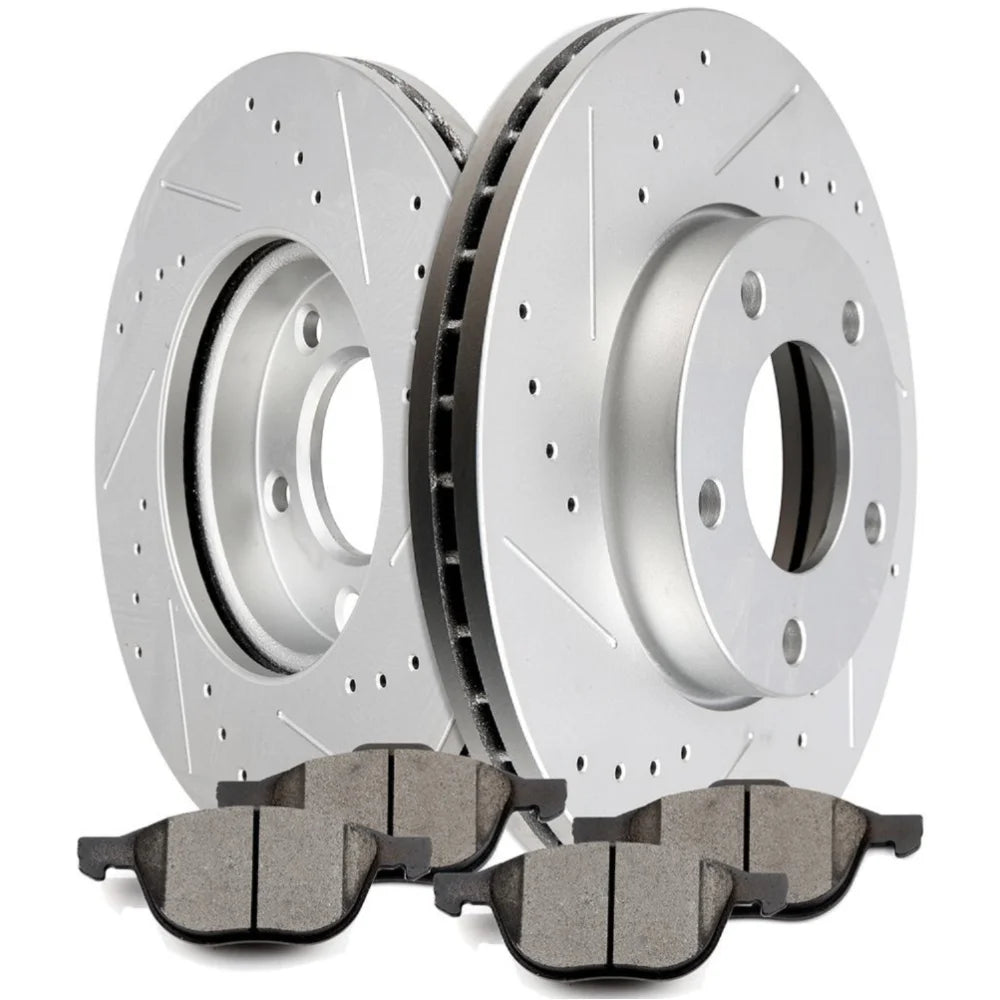 Teledu Front Ceramic Brake Pads And Rotors For Mazda 04-13 3 Sedan 04-13 3 Hatchback 3