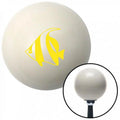 Yellow Clown Fish Ivory Shift Knob with M16 x 1.5 Insert Shifter Auto Manual Custom Brody
